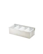 GenWare 4 Part Stainless Steel Condiment Holder