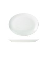 Genware Porcelain Oval Plate 31cm/ 12.25"