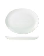 Genware Porcelain Oval Plate 36cm/ 14"