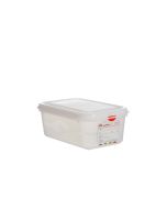 GN Storage Container 1/4 100mm Deep 2.8L