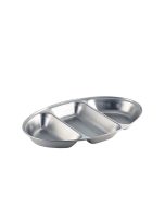 Vegetable Dish 34.8X21x 4cm 14in 3 Div - 12563