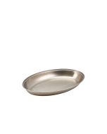 GenWare Stainless Steel Oval Vegetable Dish 22.5cm/ 9"