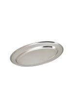 GenWare Stainless Steel Oval Flat 35cm/ 14"