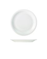Genware Porcelain Narrow Rim Plate 26cm/ 10.25"