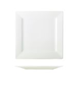 Genware Porcelain Square Plate 30cm/ 12"