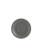 Genware Porcelain Matt Grey Saucer 16cm/ 6.25"