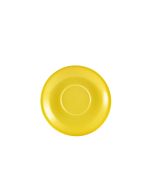 Genware Porcelain Yellow Saucer 16cm