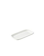 Genware Porcelain Rounded Rectangular Plate 19.5 x 10cm/ 7.75 x 4"