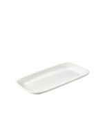 Genware Porcelain Rounded Rectangular Plate 29.5 x 15cm/ 11.5 x 6"