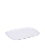 Genware Porcelain Ellipse Rectangular Plate 22.8 x 16.6cm/ 9 x 6.5"