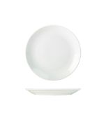 Genware Porcelain Coupe Plate 22cm/ 8.5"