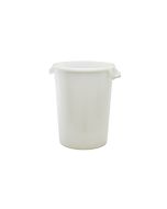 White Polyethylene Bin 100L