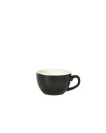 Genware Porcelain Black Bowl Shaped Cup 17.5cl/ 6oz