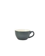 Genware Porcelain Grey Bowl Shaped Cup 17.5cl/ 6oz
