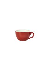 Genware Porcelain Red Bowl Shaped Cup 17.5cl/ 6oz