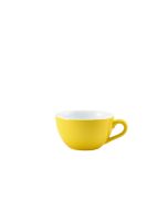 Genware Porcelain Yellow Bowl Shaped Cup 17.5cl/ 6oz