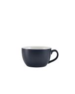 GenWare Porcelain Matt Blue Bowl Shaped Cup 25cl/ 8.75oz