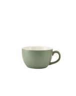 GenWare Porcelain Matt Sage Bowl Shaped Cup 25cl/ 8.75oz