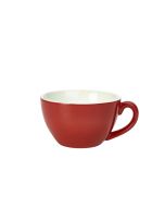 Genware Porcelain Red Bowl Shaped Cup 34cl/ 12oz