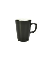 Genware Porcelain Black Latte Mug 34cl/ 12oz