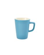 Genware Porcelain Blue Latte Mug 34cl/ 12oz