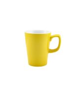 Genware Porcelain Yellow Latte Mug 34cl/ 12oz