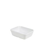 Genware Porcelain Rectangular Pie Dish 15.5x11.5cm/ 6 x 4.5"