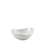 Genware Porcelain Organic Triangular Bowl 15cm/ 6"