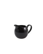 Genware Porcelain Black Jug 14cl/ 5oz