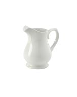 Genware Porcelain Traditional Serving Jug 28cl/ 10oz