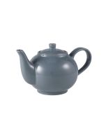 Genware Porcelain Grey Teapot 45cl/ 15.75oz