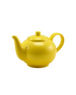 Genware Porcelain Yellow Teapot 45cl/ 15.75oz