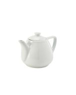 Genware Porcelain Contemporary Teapot 45cl/ 16oz