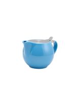 GenWare Porcelain Blue Teapot with St/ St Lid & Infuser 50cl/ 17.6oz