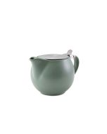 GenWare Porcelain Matt Sage Teapot with St/St Lid & Infuser 50cl/ 17.6oz