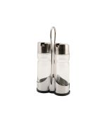 Genware Oil & Vinegar Set With Stand