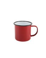 Enamel Mug Red 36cl/12.5oz - Genware