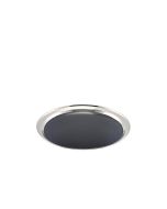 Non Slip Stainless Steel Round Tray 12"