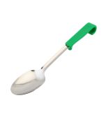 Genware Plastic Handle Spoon Plain Green
