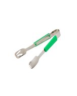 Genware Plastic Handle Buffet Tongs Green