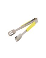 Genware Plastic Handle Buffet Tongs Yellow