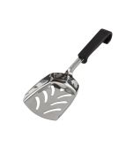 Genware Plastic Handle Chip Scoop Black