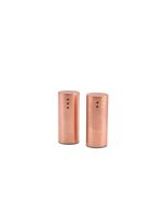 Copper Plated Straight Sided Salt & Pepper Set 7.5cm
