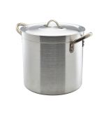 Aluminium Deep Stockpot With Lid 32Litre