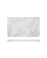 White Marble Agra Melamine GN 1/3 Slab 32.5 x 17.6cm
