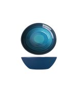 Azure Blue Atlantis Melamine Oval Bowl 23 x 20.5 x 7.5cm