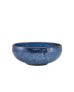 Terra Porcelain Aqua Blue Belly Bowl 17cm