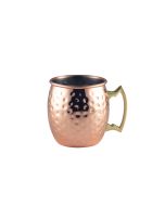 Barrel Copper Mug 40cl/ 14oz Hammered