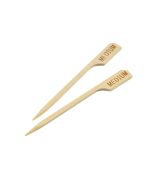 Bamboo Steak Markers 9cm/ 3.5" Medium (100pcs)