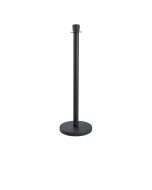 Genware Black Barrier Post